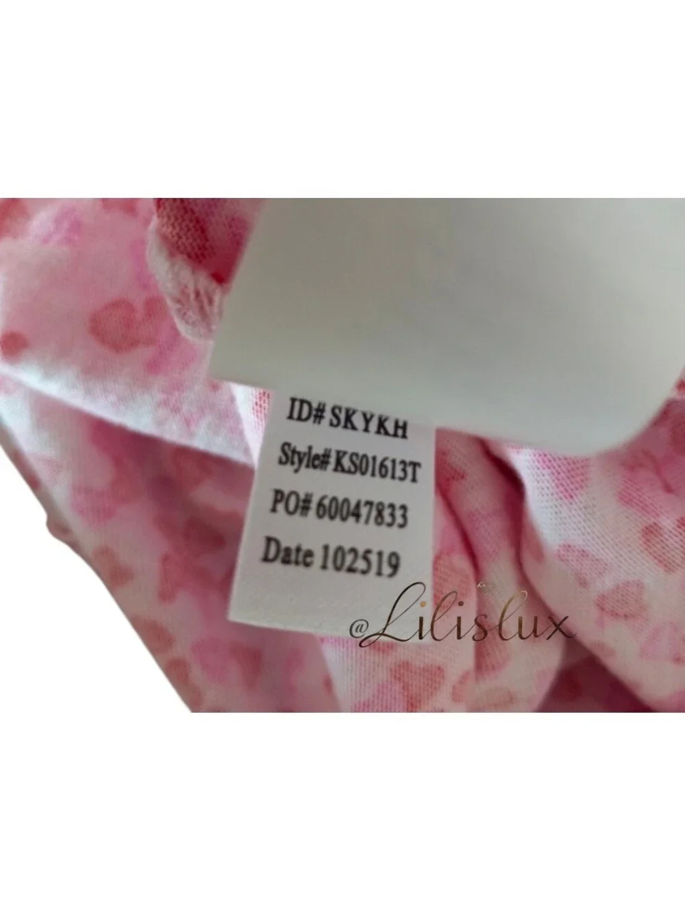 Kate Spade Mini Hearts 2pc Pajama Set Size Large White Pink And Red Modal Blend